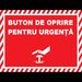 Placuta pentru buton de oprire pentru urgenta